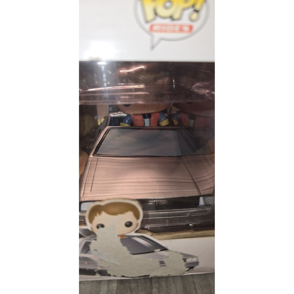 Funko POP Rides 02 Back to the Future Time Machine - Picture 5 of 13